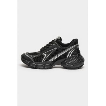 Pantofi sport cu insertii din plasa