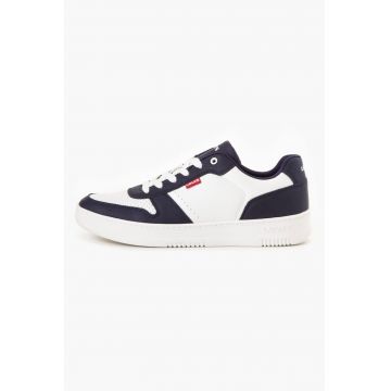 Pantofi sport de piele ecologica cu detalii perforate