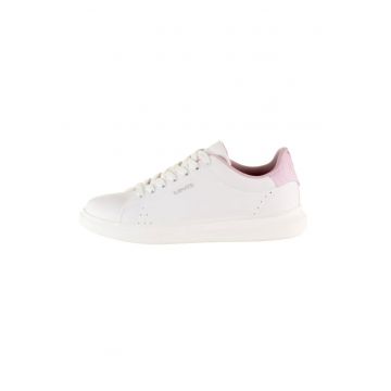 Pantofi sport de piele ecologica cu logo