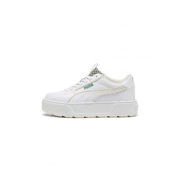 Pantofi sport de piele ecologica Karmen Rebelle Blossom