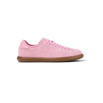 Pantofi sport de piele nabuc cu aspect perforat Pelotas Soller 27227