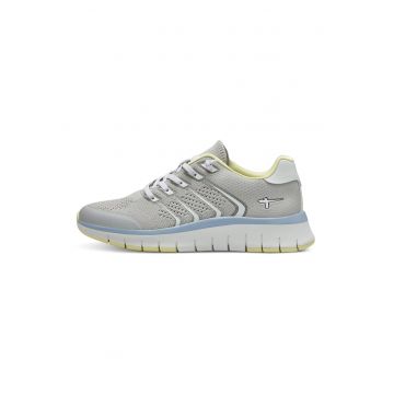 Pantofi sport de plasa tricotata cu insertii de material sintetic