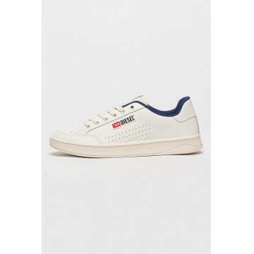 Pantofi sport din piele cu imprimeu logo S-Athene