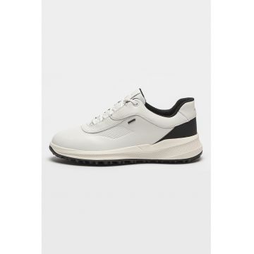Pantofi sport din piele cu model colorblock