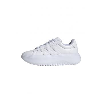 Pantofi sport flatform de piele ecologica Grand Court