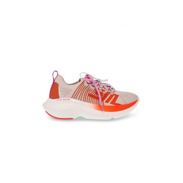 Pantofi sport wedge de material textil