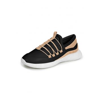 Pantofi sport slip-on cu detalii contrastante
