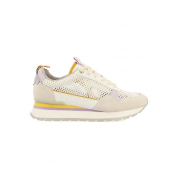 Pantofi sport colorblock cu insertii de plasa