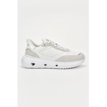 Pantofi sport cu garnituri din piele intoarsa