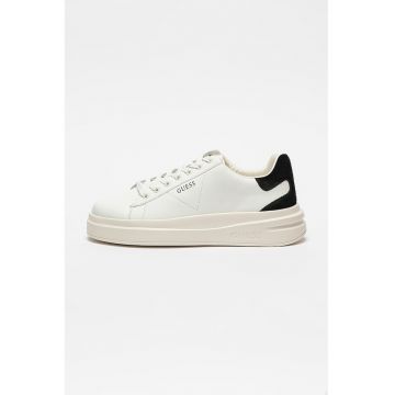 Pantofi sport de piele cu garnituri de piele intoarsa