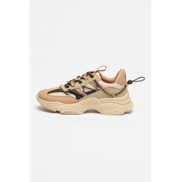 Pantofi sport de piele ecologica cu aspect masiv Magneto