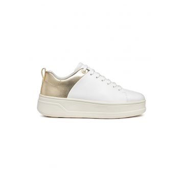 Pantofi sport de piele ecologica cu siret