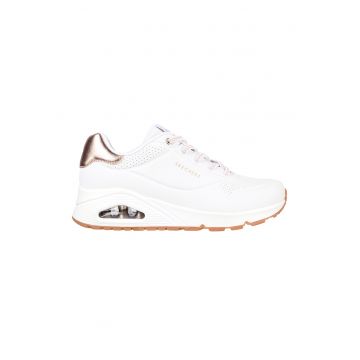Pantofi sport de piele ecologica Uno Shimmer Away