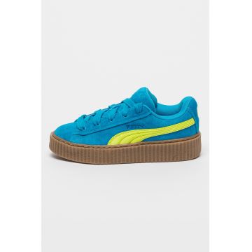 Pantofi sport de piele si piele intoarsa Creeper Phatty