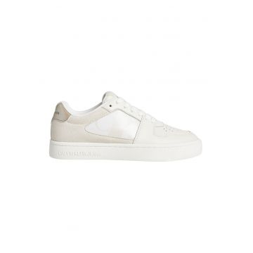 Pantofi sport de piele si piele intoarsa