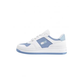 Pantofi sport din piele cu sireturi