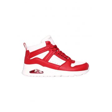 Pantofi sport medii de piele ecologica Uno Regards