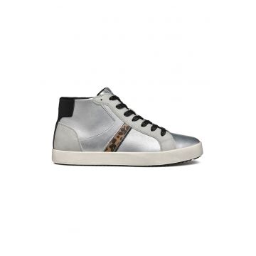 Pantofi sport medii de piele ecologica