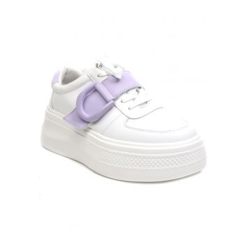 Sneakers dama E23070 WHITE/LAVAND