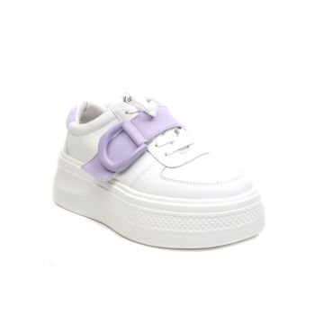 Sneakers dama E23070 WHITE/LAVAND