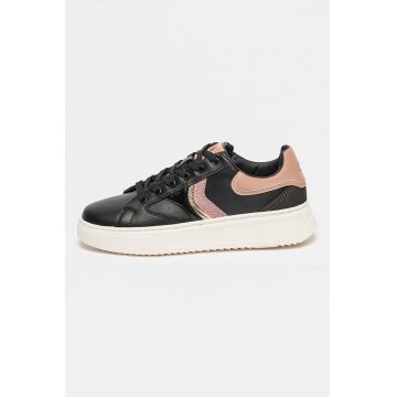 Lumberjck - Pantofi sport low-cut de piele si piele ecologica Evril