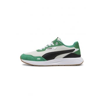Pantofi sport cu garnituri de piele ecologica Runtamed Plus