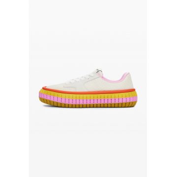 Pantofi sport cu garnituri de piele