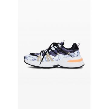 Pantofi sport cu garnituri textile