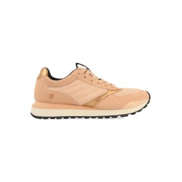 Pantofi sport cu insertii de piele intoarsa