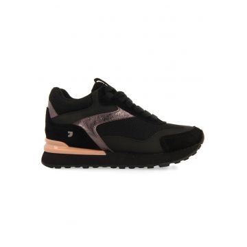Pantofi sport cu insertii de piele intoarsa