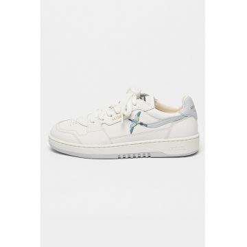 Pantofi sport de piele cu detaliu brodat