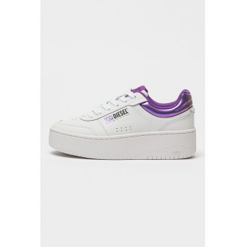 Pantofi sport de piele cu insertii de piele ecologica Athene