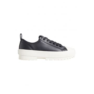 Pantofi sport de piele cu talpa aderenta