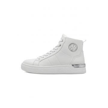 Pantofi sport de piele ecologica cu fermoar