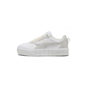 Pantofi sport de piele ecologica cu garnituri de piele intoarsa Cali Court