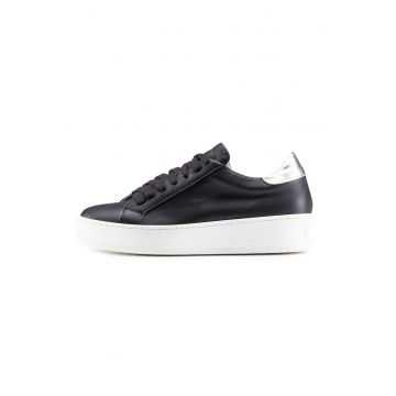 Pantofi sport de piele si piele intoarsa