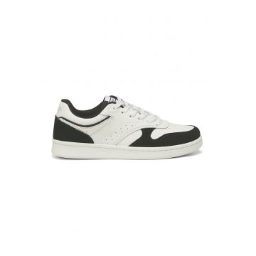 Pantofi sport de piele si piele intoarsa