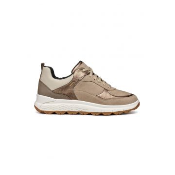 Pantofi sport de piele si piele intoarsa