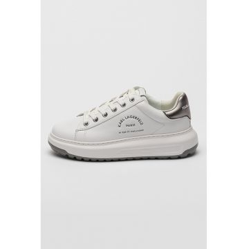 Pantofi sport din piele cu talpa wedge Kapri