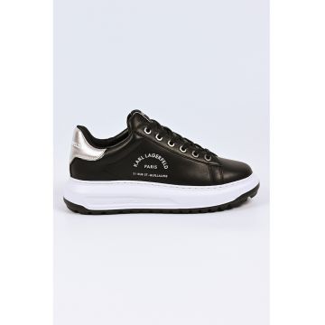 Pantofi sport din piele cu talpa wedge Kapri