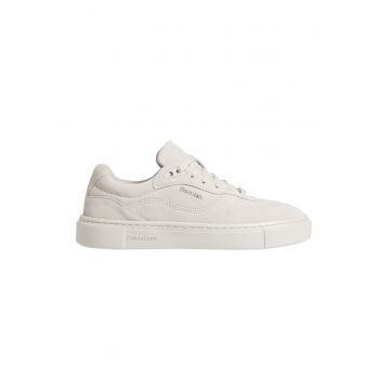 Pantofi sport din piele intoarsa cu platforma