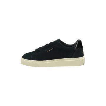Pantofi sport din piele intoarsa cu talpa wedge