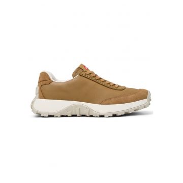 Pantofi sport Drift Trail cu insertii din piele intoarsa - Maro