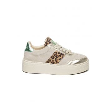 Pantofi sport flatform cu sireturi
