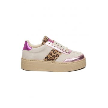 Pantofi sport flatform cu sireturi