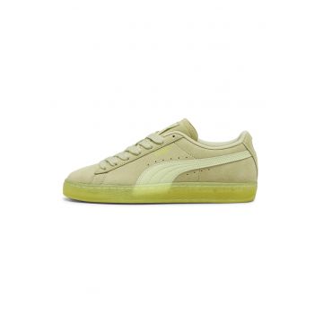 Pantofi sport low-cut din piele intoarsa
