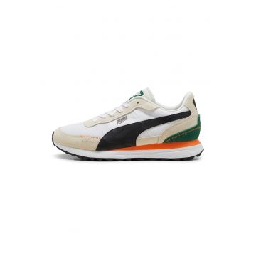 Pantofi sport unisex cu detalii de piele intoarsa Road Rider