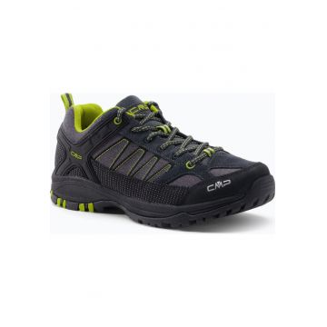 Pantofi de drumetie pentru barbati -  Piele & Stofa - Gri - 68785
