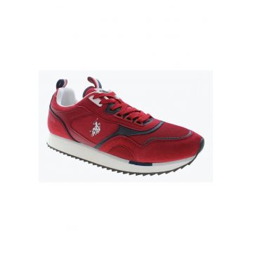 Pantofi sport barbati ETHAN001 cu logo rosu