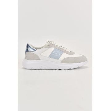 Pantofi sport cu garnituri de piele si piele intoarsa